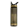 Tunturi Centuri Deluxe Garrafa de água com palhinha, 700 ml, castanho