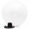 Tunturi Gymball 65 cm Bola de ginástica anti-rebentamento - branco-sujo com bomba manual