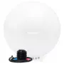Tunturi Gymball 65 cm Bola de ginástica anti-rebentamento - branco-sujo com bomba manual