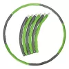 Arco de fitness dobrável Tunturi Hula Hoop - 100 cm, 1,2 kg, cinzento/verde