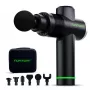 Pistola de massagem Tunturi MG40 – massajador de percussão com 20 velocidades, 6 acessórios e bateria de 11 h