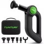 Tunturi MG70 Massage Gun Pro - massajador de percussão, 20 velocidades, 6 acessórios, bateria 2500mAh