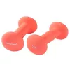 Tunturi halteres de neoprene 2 kg par vermelho