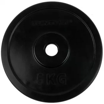 Disco de pesos com revestimento de borracha Tunturi 5 kg (unidade)