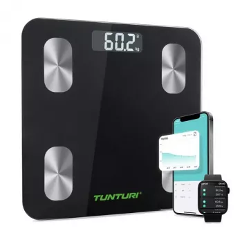 Tunturi SC30 Balança de Análise Corporal Inteligente com Bluetooth e App