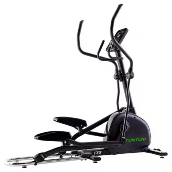 Tunturi Signature C65-F Crosstrainer eletromagnético com tração frontal, 32 níveis de resistência, 28 kg de volante de inércia, LCD de 5,5 polegadas, Bluetooth, 20 programas, peso máximo do utilizador 135 kg