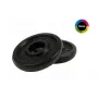 Tunturi discos de peso 1,25 kg (par) – ferro fundido preto, furo padrão 30 mm
