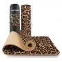 Tapete de ioga Tunturi 8 mm padrão leopardo