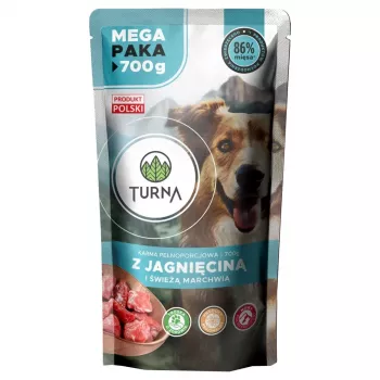 TURNA com cordeiro – Alimento húmido para cães – 700g