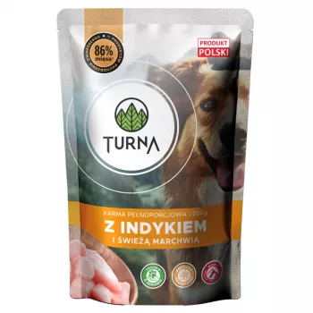 TURNA com peru – comida húmida para cães – 500g