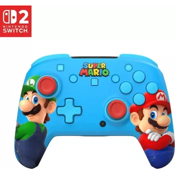 Turtle Beach Rematch comando de jogos sem fios para Nintendo Switch 2 – Mario & Luigi Edition RGB