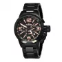 TW STEEL MAN TW312 40mm Cronógrafo de quartzo relógio de homem mostrador preto bracelete de couro