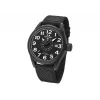 Relógio de quartzo para homem TW STEEL VS41-Volante 45mm mostrador preto bracelete de pele