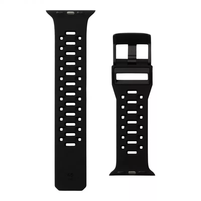 UAG Scout Bracelete de silicone para Apple Watch 49mm/45mm/44mm/42mm - preto