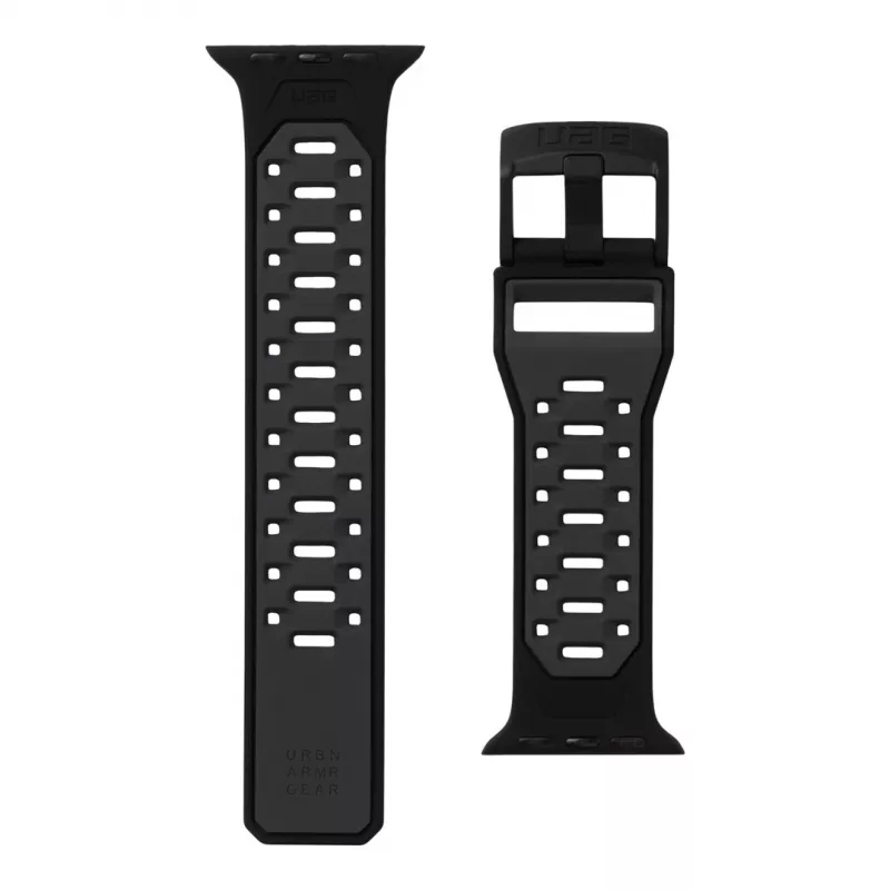 UAG Scout Bracelete de silicone para Apple Watch 49mm/45mm/44mm/42mm - preto