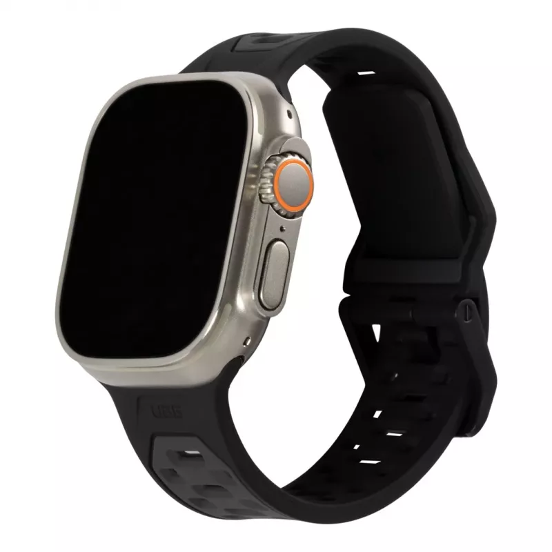 UAG Scout Bracelete de silicone para Apple Watch 49mm/45mm/44mm/42mm - preto