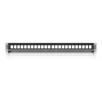 Ubiquiti painel de ligação keystone em branco 24 portas para dispositivos UniFi de montagem em rack 1U