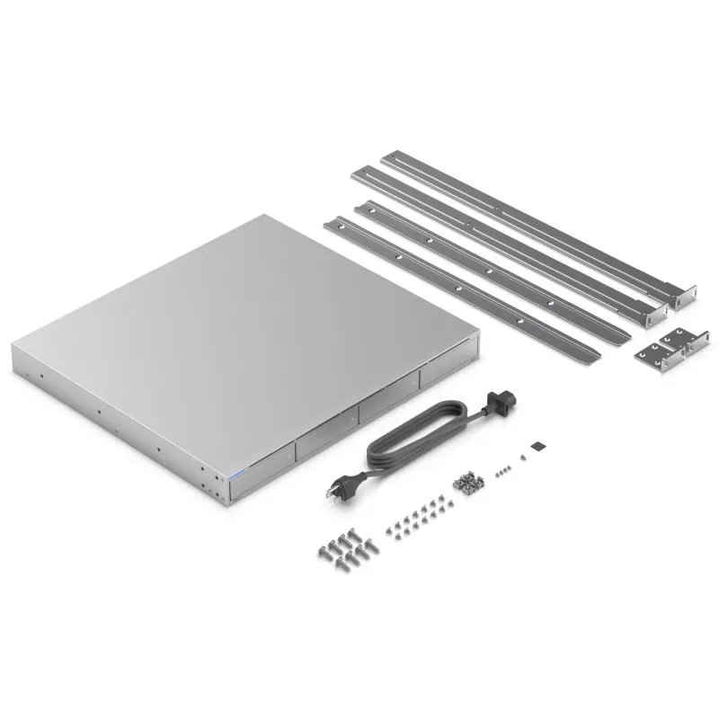 Ubiquiti UNAS-Pro-4 NAS 4 baías montagem em rack 1U com 10GbE SFP+