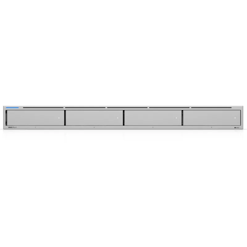 Ubiquiti UNAS-Pro-4 NAS 4 baías montagem em rack 1U com 10GbE SFP+