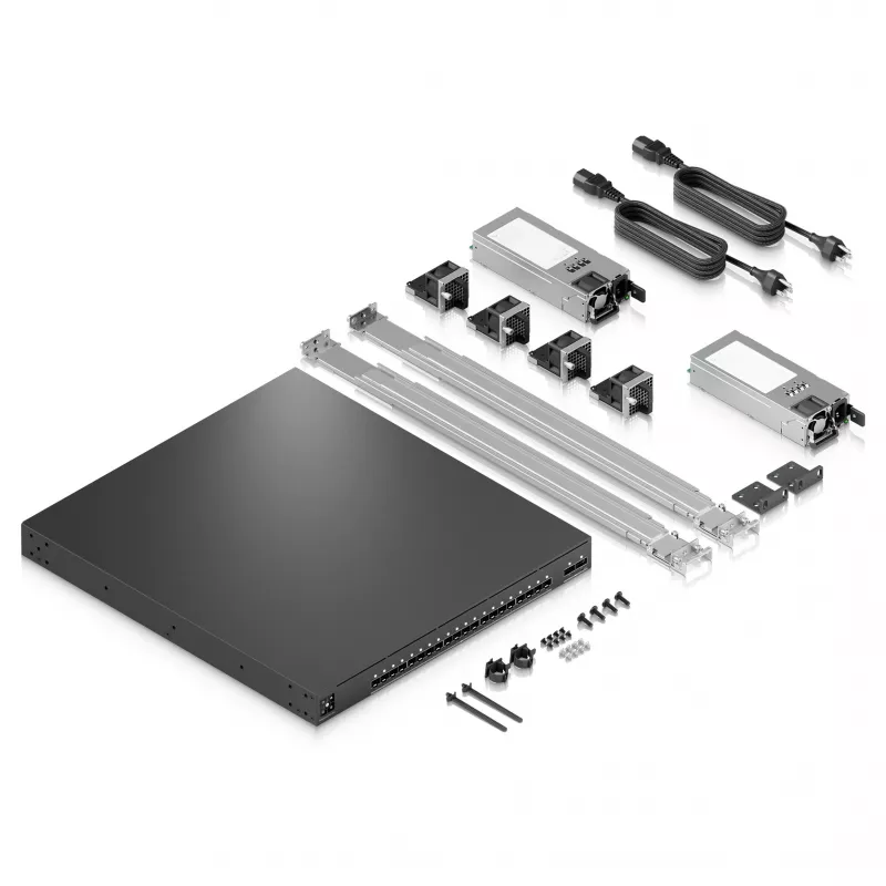 Switch de agregação Ubiquiti UniFi EAV-Fiber 22 portas totalmente gerido Layer 3 10G/100G