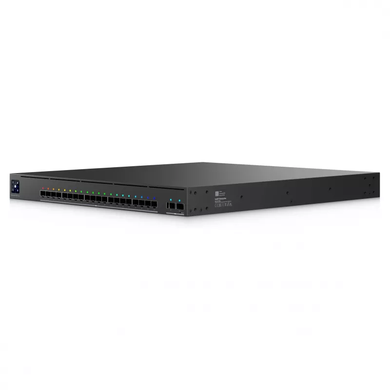 Switch de agregação Ubiquiti UniFi EAV-Fiber 22 portas totalmente gerido Layer 3 10G/100G