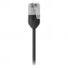 Cabo de rede Cat6A Ubiquiti UniFi Outdoor 12m preto UACC-Cable-Patch-Outdoor-C6A-12M-BK