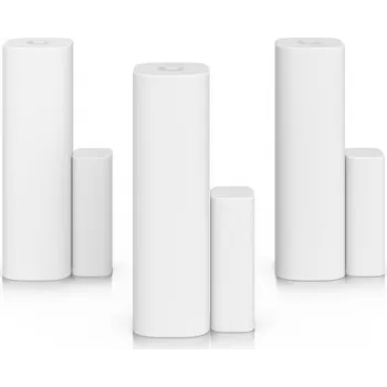 Ubiquiti UniFi SuperLink Entry Sensor (pack de 3) USL-Entry-3 – Sensor de contacto magnético BLE sem fios para UniFi Protect, pilha CR2032, interior, branco
