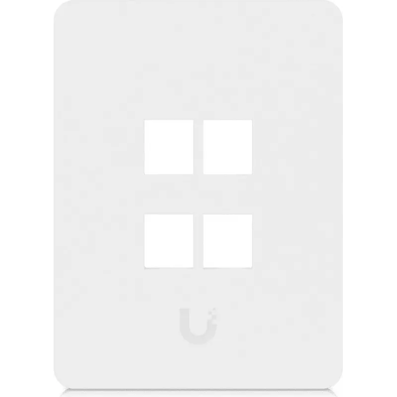 Ubiquiti Placa de Parede Universal Keystone 4 Portas Vertical – Acabamento Limpo e Personalizável (UACC-WP-KEYSTONE-V-4P)