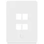 Ubiquiti Placa de Parede Universal Keystone 4 Portas Vertical – Acabamento Limpo e Personalizável (UACC-WP-KEYSTONE-V-4P)