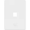 Ubiquiti Placa de parede universal para Keystone – acabamento limpo e personalizável, 1 porta (branco)