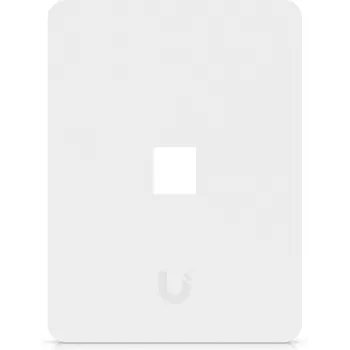 Ubiquiti Placa de parede universal para Keystone – acabamento limpo e personalizável, 1 porta (branco)