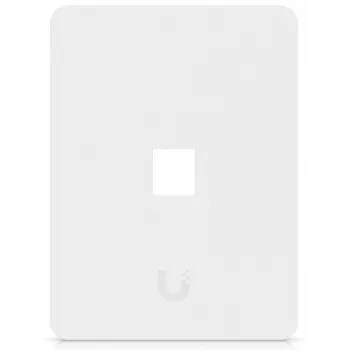 Ubiquiti Placa de parede universal para Keystone – acabamento limpo e personalizável, 1 porta (branco)