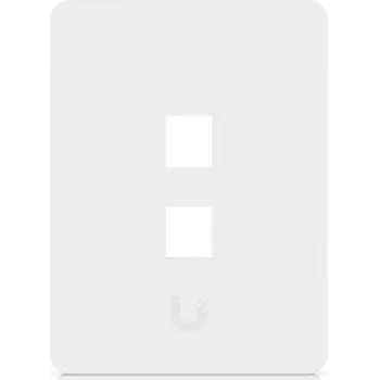 Ubiquiti Placa de Parede Universal Keystone Clean, Acabamento Personalizável, 2 Portas Vertical (UACC-WP-KEYSTONE-V-2P)