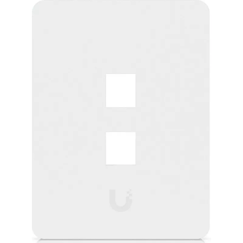 Ubiquiti Placa de Parede Universal Keystone Clean, Acabamento Personalizável, 2 Portas Vertical (UACC-WP-KEYSTONE-V-2P)