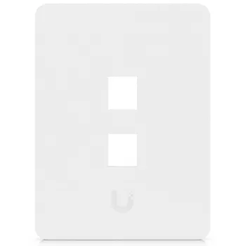 Ubiquiti Placa de Parede Universal Keystone Clean, Acabamento Personalizável, 2 Portas Vertical (UACC-WP-KEYSTONE-V-2P)