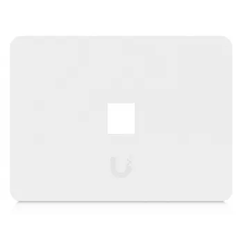 Placa de parede keystone universal Ubiquiti – uma tomada, 1 porta, branco (UACC-WP-KEYSTONE-H-1P)