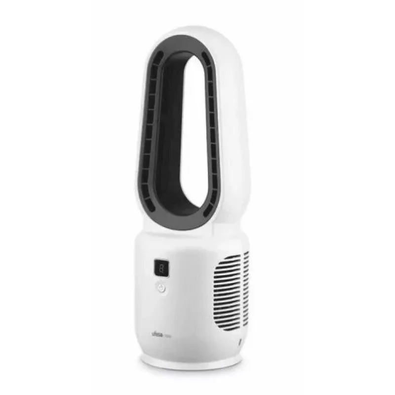 UFESA NARA ventoinha de mesa sem pás visíveis, 10 W, bateria, 2000 mAh, 3 velocidades, 39 cm, branco