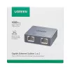 UGREEN NW301 Divisor Gigabit Ethernet 1-to-2, 1000 Mbps, RJ45