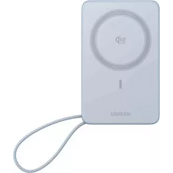 UGREEN Powerbank magnética 10000 mAh 25W Qi2 cinzento, universal (65958)