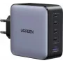 UGREEN Carregador rápido GaN Tech 5-em-1 100W, 4x USB-C e 1x USB-A, preto (35536)
