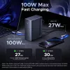 UGREEN Estação de acoplamento USB-C 14 em 1 com DisplayPort duplo, HDMI, 100W PD, Gigabit Ethernet, leitor de cartões SD/TF e áudio de 3,5 mm