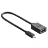 Adaptador UGREEN 20134-20134 Micro-HDMI macho para HDMI fêmea - Preto