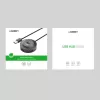 Hub UGREEN 4-em-1 USB 2.0 (20777) - preto