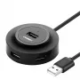 Hub UGREEN 4-em-1 USB 2.0 (20777) - preto