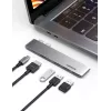 UGREEN 60559 hub USB-C 5 em 2 para MacBook Pro/Air, USB-C PD 100W, HDMI 4K, 3x USB 3.0