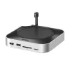 UGREEN 65487 USB-C 11-in-1 Docking Station para Mac Mini M4/M4 Pro com slot M.2-SSD, Space Grey