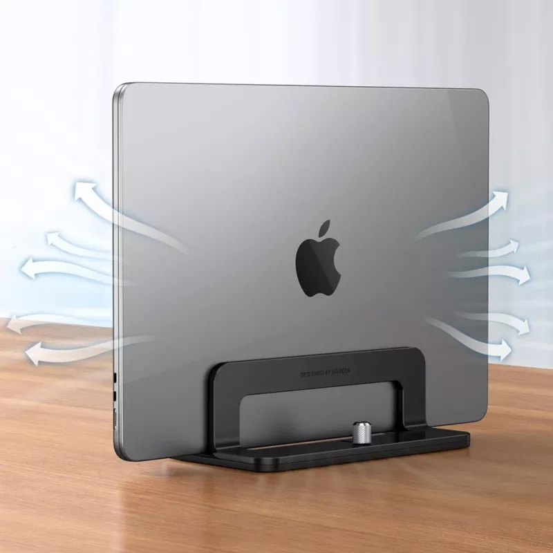 UGREEN Suporte vertical de alumínio para MacBook portátil tablet (20471 LP258) cinzento escuro