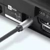 Ugreen AV108 10540 Cabo de Áudio Ótico Digital Toslink/SPDIF 2m Cinzento