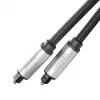 Ugreen AV108 10540 Cabo de Áudio Ótico Digital Toslink/SPDIF 2m Cinzento