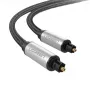 Ugreen AV108 10540 Cabo de Áudio Ótico Digital Toslink/SPDIF 2m Cinzento